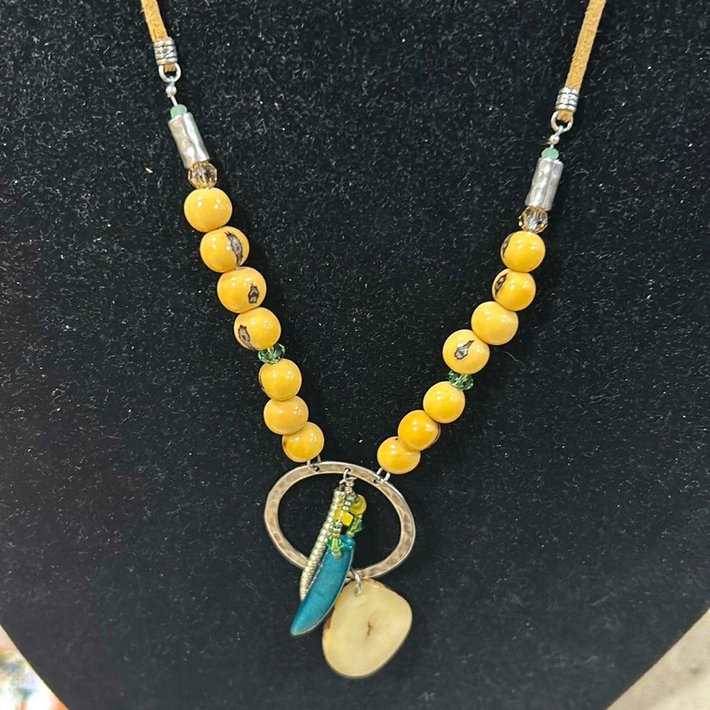 Sterling silver by Silpada Tropical Palms 40”